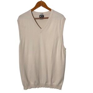 Adidas Men's Lightweight Sweater Vest Size 2XL Layering Preppy Golf Grandpa‎